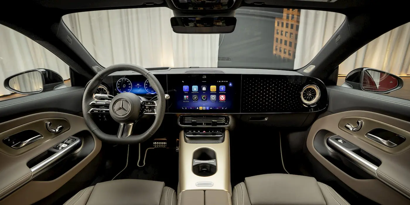 The Mercedes-Benz CLA EV starts at under $48,000 with impressive driving range